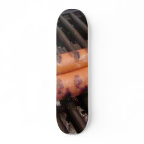 Two Hotdogs Grilling skateboards