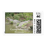 Two ichthyosaurs stamp