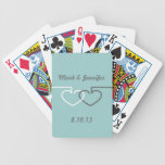 Two Interlocking Hearts Poker Deck