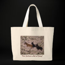 "Two Jackasses And A Jenny" Tote Bag