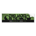 Two Jacks in the Hole Bumper Sticker bumper stickers by ShirtRoad Two Jacks in the Hole Bumper Sticker bumper stickers