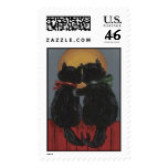 Two Kitties in Love Stamp