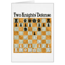 Two Knights Defense Greeting Cards