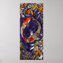 two koi print