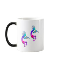 Two Kokopelli #103 mugs