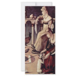 Two Ladies By Carpaccio Vittore Custom Rack Card