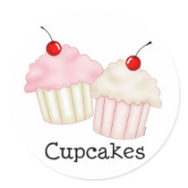 Two Large Cupcakes stickers