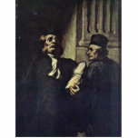Two Lawyers,  By Honoré Daumier Photo Cutouts