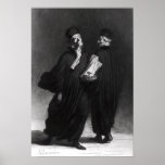 Two Lawyers, c.1862 Poster