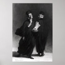 Two Lawyers, c.1862 Poster