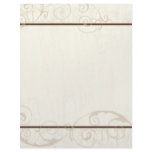 Two Layered Wedding Cake Business Cream Stationery Customized Letterhead