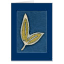 Two Leaf Blank Card