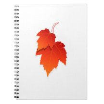 two leaves in fall colours.png spiral notebooks