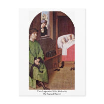 Two Legends Of St. Nicholas By Gerard David Postcards