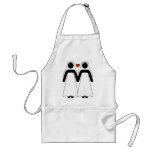 Two Lesbian Brides aprons