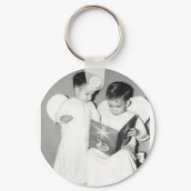 Two little angels keychain