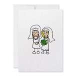 Two Little Brides Invitations