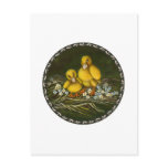 Two little ducklings postcard