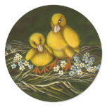 Two little ducklings stickers