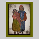 Two Little Sisters 1906 postcards