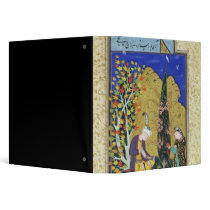 Two Lovers in a Flowering Orchard 3 Ring Binders
