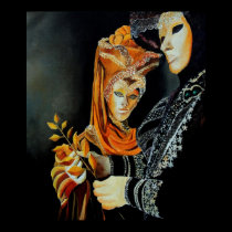 two masks in venice posters