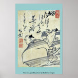 Two men, possibly actors  by Ki, Baitei Ukiyoe Poster