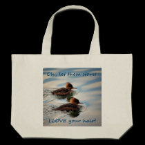 Two Mergansers / Love Your Hair! Bag bags