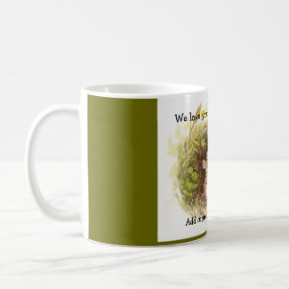 Two Mice in the Grass - children&#39;s illustration Coffee Mug