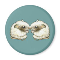 two mice kissing magnets by tanyabond two mice kissing magnets