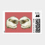 two mice kissing postage