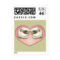Two mice kissing postage by tanyabond Two mice kissing postage