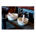 Two Mortars and Pestles in Lab card