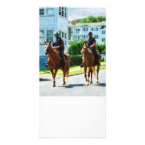 Two Mounted Police Photo Greeting Card