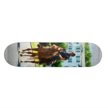 Two Mounted Police Skate Board Decks