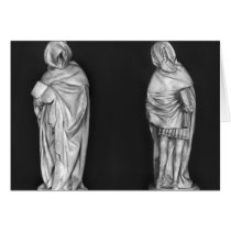 Two Mourners Greeting Card