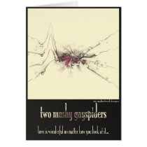 two mushy gayspiders cards by darkchrystal two mushy gayspiders cards