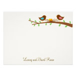 Two New Eggs Flat Thank You Card invitations