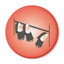 Two nuns... fridge magnet
