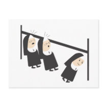 Two nuns... post card