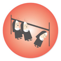 Two nuns... sticker