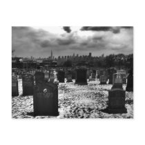 Two NY Skylines Postcard