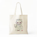 Two of a Kind albino ferret Bag by strangeling Two of a Kind albino ferret Bag