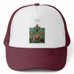 TWO OF CUPS TAROT CARD DESIGN TRUCKER HAT