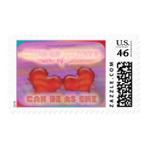 "Two of Hearts" Valentine's Stamp