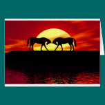 Two of horses into the sun cards