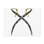 TWO OF SWORDS BY LIZ LOZ POST CARDS