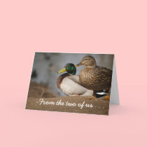 Two of Us Christmas Card