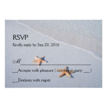 Two of Us | Ocean Love Starfish Response RSVP Card