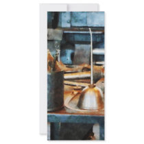 Two Oil Cans Rack Card Template